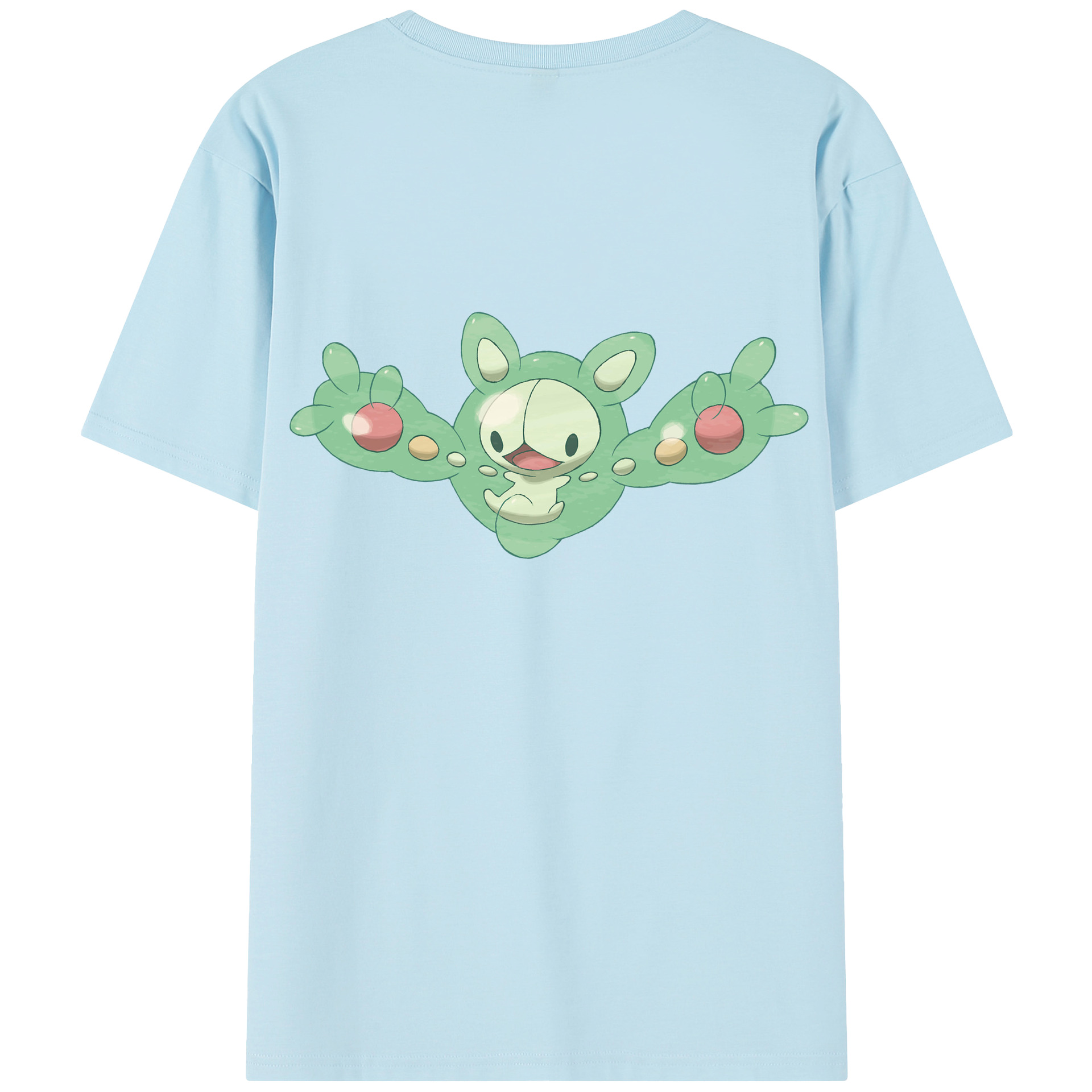 （画像用） ポケットモンスター Pokémon 綿100％半袖Tシャツ（背面プリント）